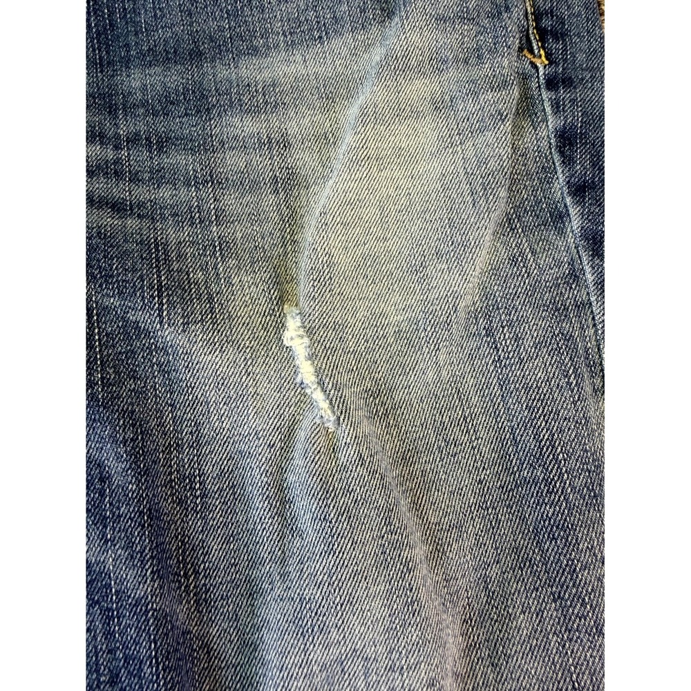 American Eagle Outfitters Stretch Jeans Womens 8 Blue Denim Light Wash Straight - Picture 9 of 16